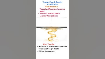 Viscous Flow & Density Stratification 🌊 | #FluidMechanics #MassTransfer #chemicalengineering