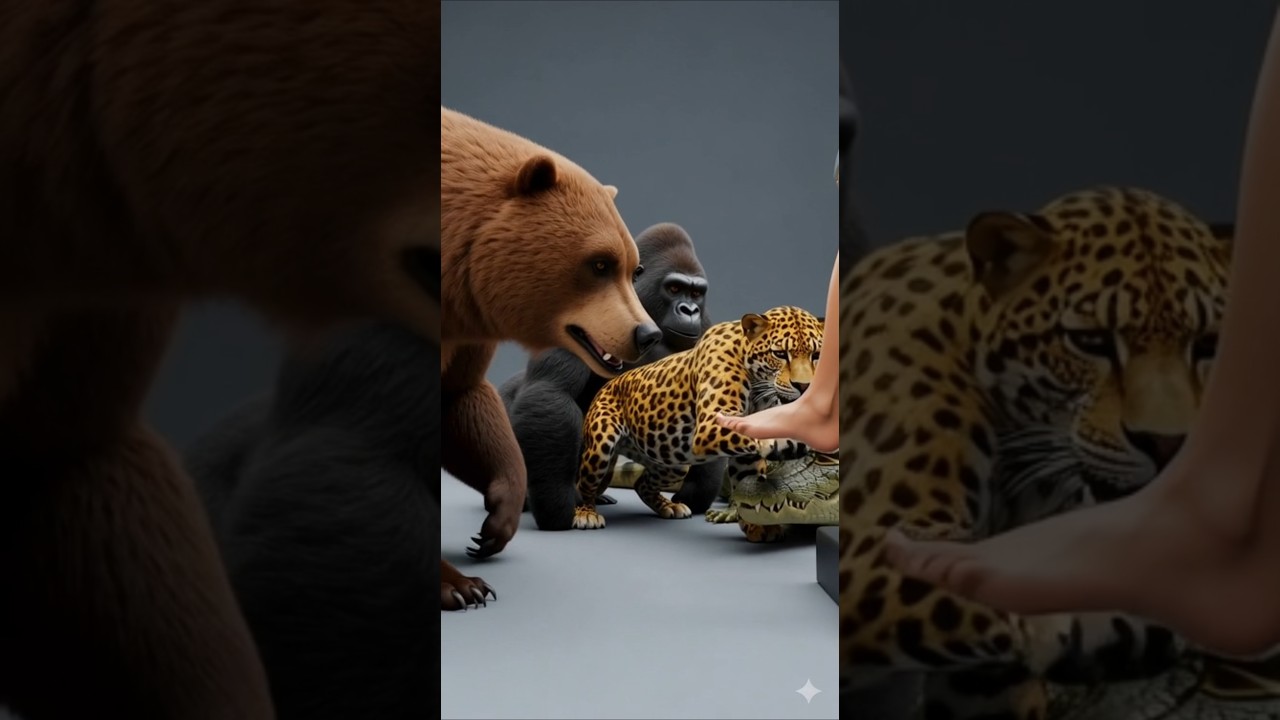 Which Animal Wins in a Single Bite? 🦈🐻🐊