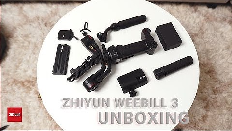 ZHIYUN WEEBILL 3 Unboxing and Quick Setup