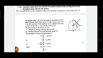 Bsc. 6th sem // dynamics// maths // previous year question paper with solution//.
