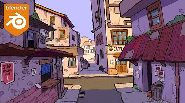 Creating 2.5D Scenes in Blender For My SHORT FILM || Process breakdown 