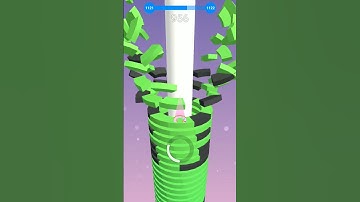 Stack ball 3d gameplay || Stack bounce 😍 #Shorts #stackball #stackbounce