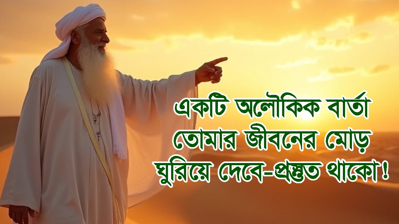 একটি অলৌকিক বার্তা তোমার জীবনের মোড় ঘুরিয়ে দেবে—প্রস্তুত থাকো! #দ্বীনেররাস্তা #আল্লাহরসাহায্য