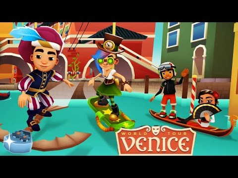 Game My World Tour Subway Surfers Venice online. Play for free