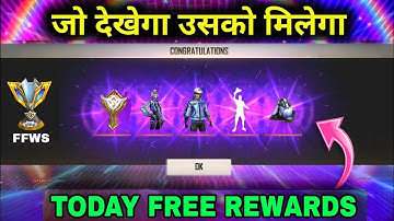 TODAY FREE REWARDS IN FREE FIRE 🔥para  SAMSUNG,A3,A5,A6,A7,J2,J7,J5,S5,S6,S7,S9,A10,A20,A25,A30,A50