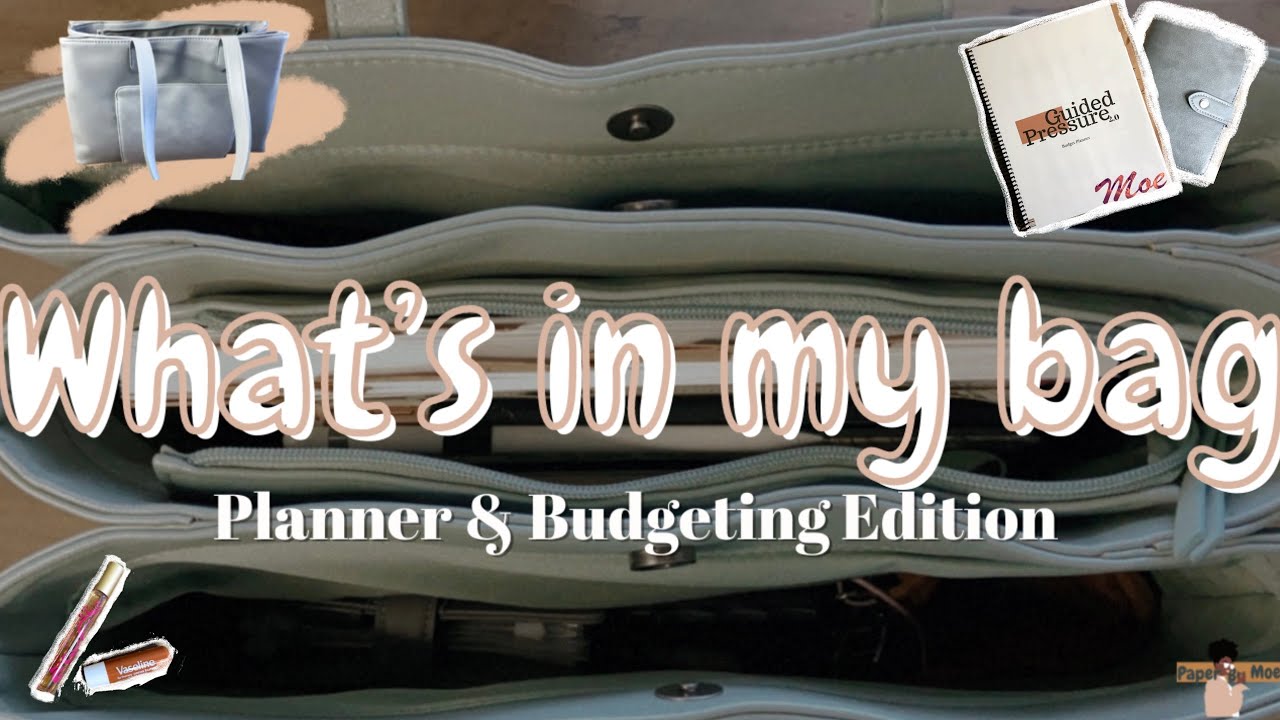 What’s In My Bag 2022 * Planner Edition* Budgeting | Affordable Bag