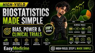 High-Yield Biostatistics Made Simple | Bias, Power & Clinical Trials | Step 1 Review