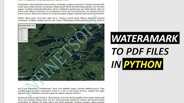 Add watermark to all pages of PDF file in python