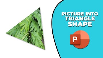 How to put a picture into a triangle shape in PowerPoint