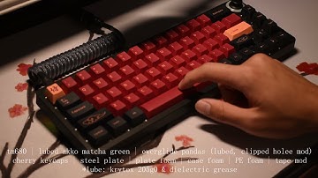 tm680 | lubed akko matcha greens