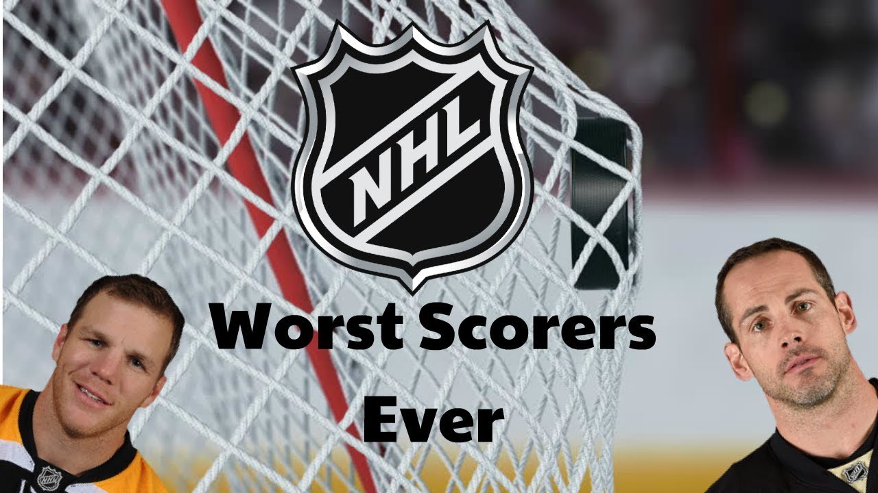 The Worst Goal Scorers in NHL HISTORY