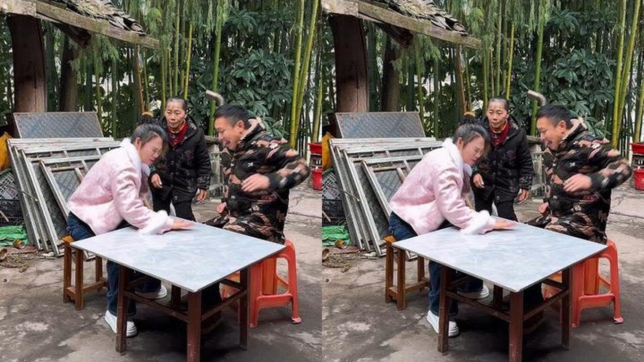 There's always someone who can take care of you! #FunnyVideo #LaughAgainAndAgain #EveryMoveIsActing