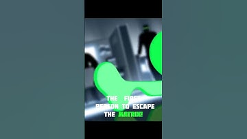 The First Person To Escape The Matrix #matrix #shorts #thematrix