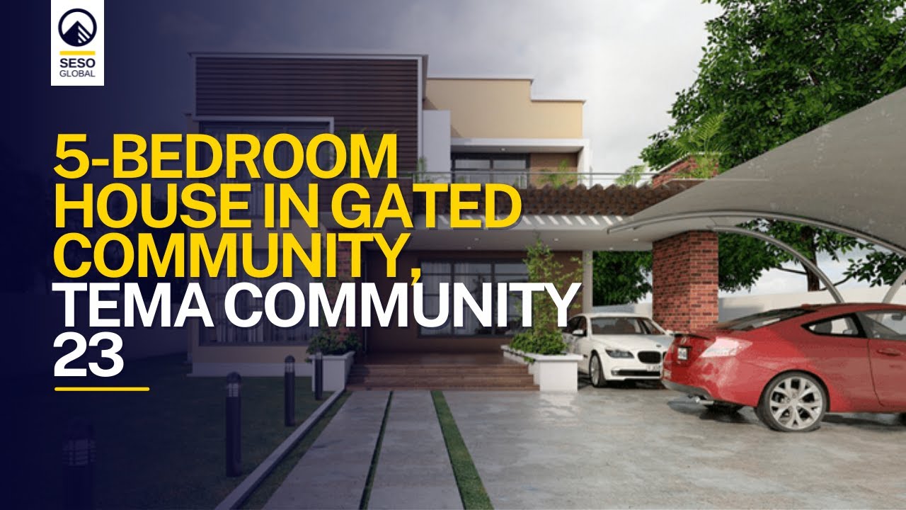 Luxurious 5 Bedroom House in Gated Community, Tema Community 23