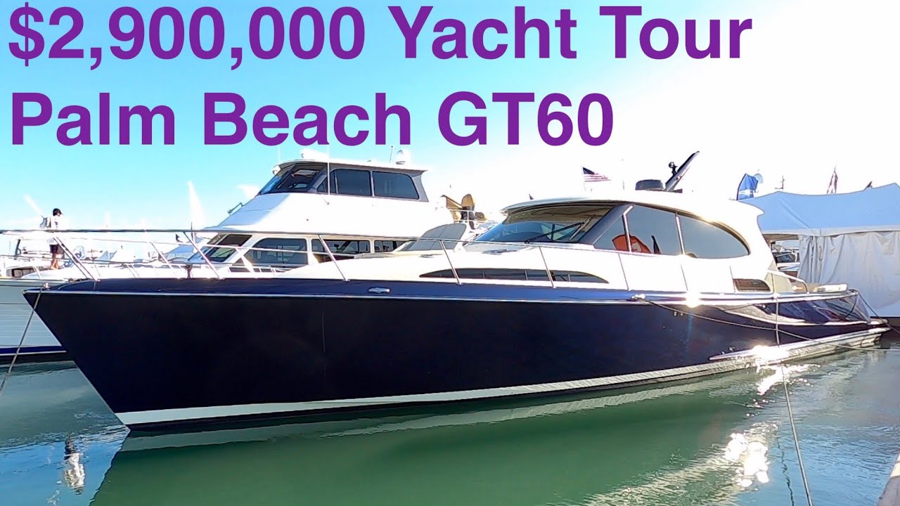 $2,900,000 Yacht Tour : Palm Beach GT60