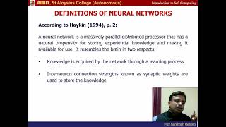 Chapter 1 Introduction Soft Computing  Prof Santhosh Rebello