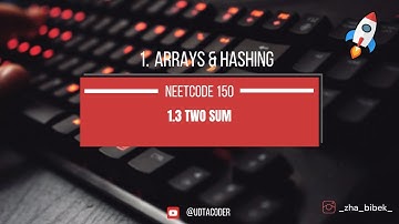 Two Sum - Leetcode 1 - Java | NeetCode - 150 | Optimized Solution | Arrays and Hashing