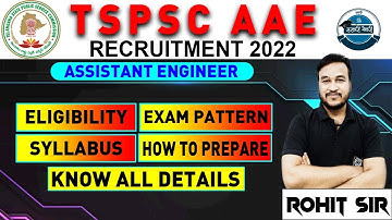 TSPSC Engineering jobs Notification 2022 | AE, Municipal AE & Technical Officer Notification 2022