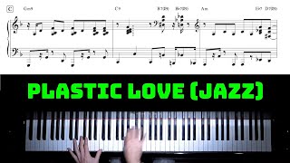 “Plastic “Love by Mariya Takeuchi - funky jazz piano arrangement with sheet music