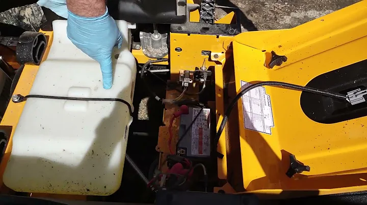 Review/rating - Cub Cadet ZT1 Ultima - [42" deck] Right after mowers first oil change.