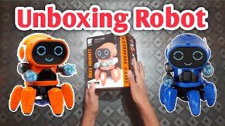 Unboxing Robot | WireScort Colorful Lights and Music| Dancing Robot Toys | Unboxing Memories