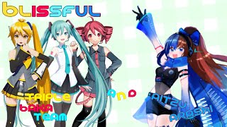 Blissful pero son la banda de Triple Baka y @aitzuarashi