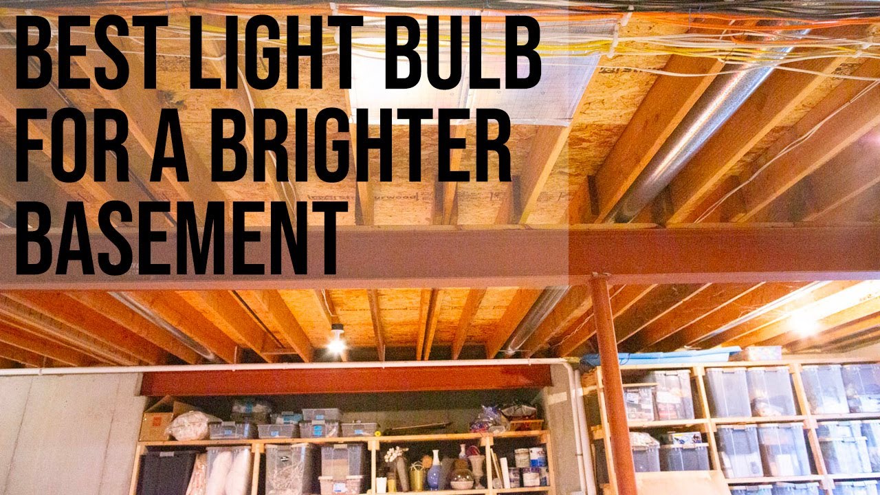 How To Make Your Unfinished Basement 10x Brighter For Under 20 Youtube