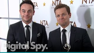 Ant & Dec humbled by 15th NTA win