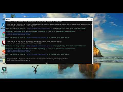 How create new application ionic blank
