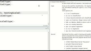 Model Development and Testing Linear Kernal SVM