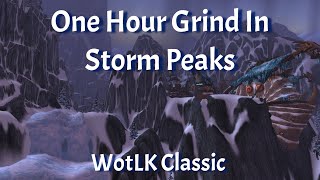 One Hour Grind In Storm Peaks--Saronite Ore/Titanium Ore/Icethorn/Lichbloom--WotLK Classic