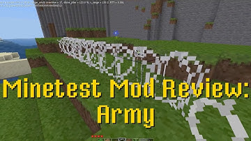 Minetest Mod Review: Army