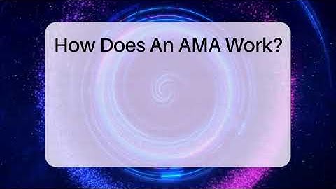 How Does An AMA Work? - Trend Unwrapper