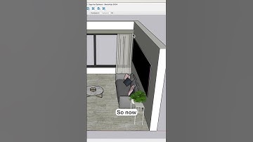 Models are better with scene options #3dmodeling #sketchup