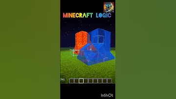 Minecraft logic 🤣🤣 wait for end #minecraft #shorts