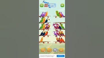 Bird sort puzzle walkthrough #viral #shorts #trending #short #birds