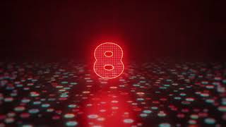 Glitch Countdown Logo