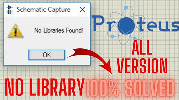 🛑 No Libraries Found Proteus 8 [100% Solved] | 2024