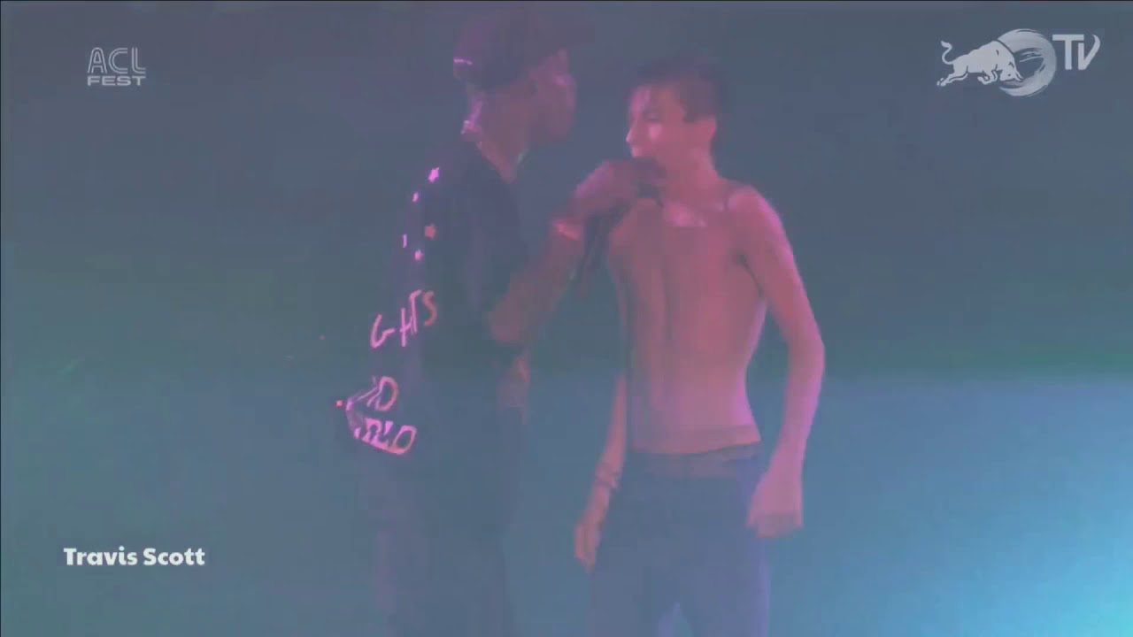 TRAVIS SCOTT - GOOSEBUMPS ♪ WITH A FAN ON STAGE LIVE IN AUSTIN @Austin City Limits 2018.10.08