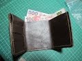 Making a walter mitty leather wallet - part 2