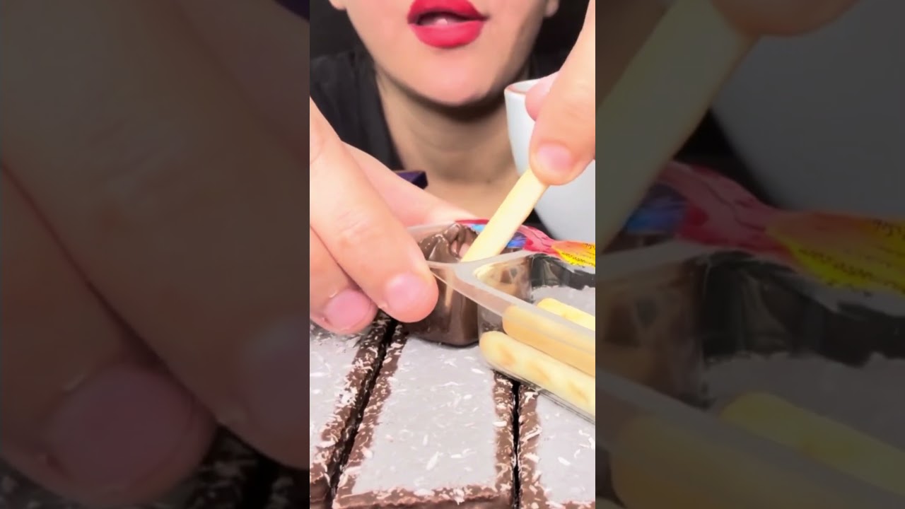 Mukbang Eating chocolate .party 