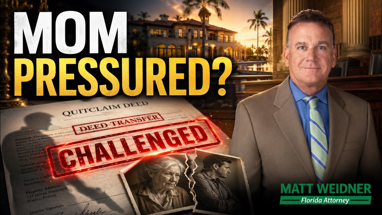 Watch on YouTube: Cloy Family Deed Battle — Elderly Mother’s Transfer Challenged as Undue Influence