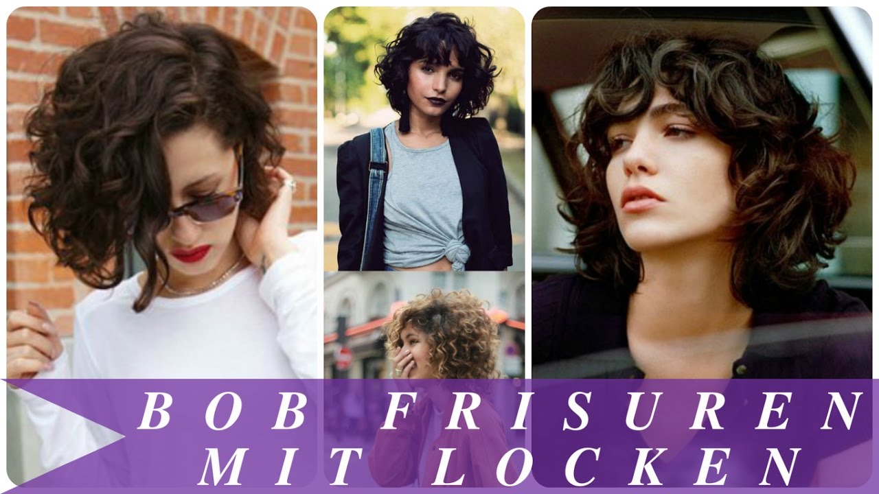 Bob Frisuren Mit Locken Youtube