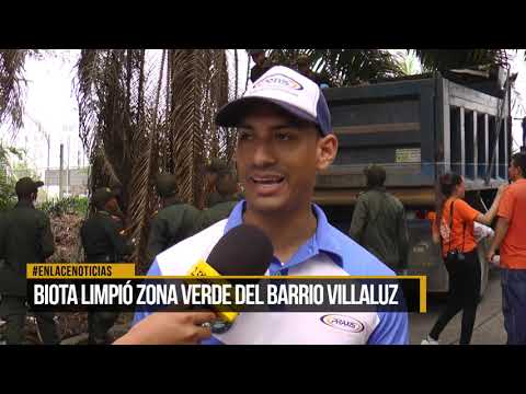 BIOTA limpió zona verde del Barrio Villa Luz