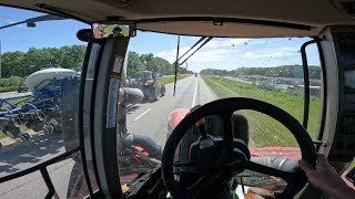 We raced tractors down the highway and I got pulled over.