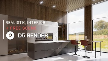 Realistic Interior Render with D5 Render | Pantry 254 | Downloadable Project File Included