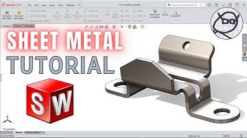 SolidWorks Sheet Metal Tutorial – THRU BRACKET