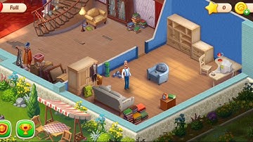 Homescapes - Level 2 gameplay match 3 logic puzzle design decor renovation casual game walkthrough