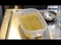 電子レンジでパスタをゆでる方法　　How to boil pasta using a microwave oven