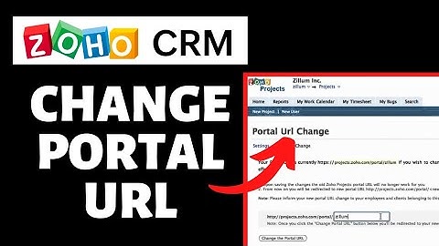 How To Change Portal Url in Zoho CRM | Zoho CRM Tutorial